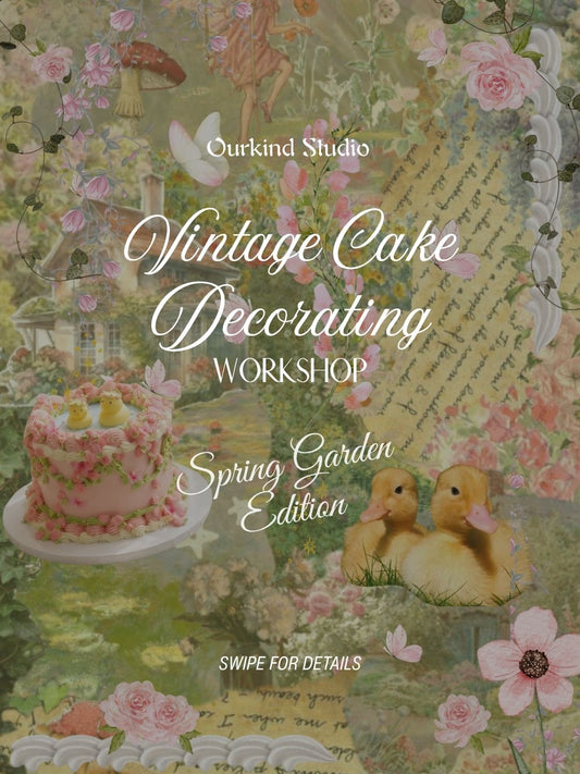 Spring Garden Vintage Cake