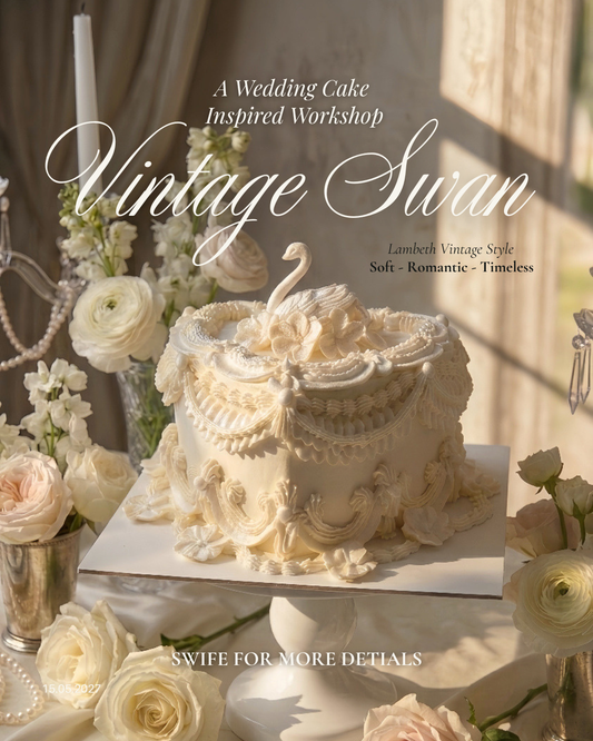 Vintage Swan Cake Workshop (Sep 06)