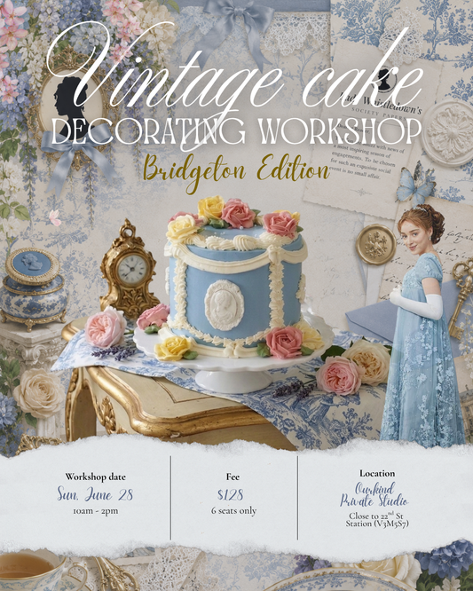 Bridgerton Vintage Cake Workshop (June 28)