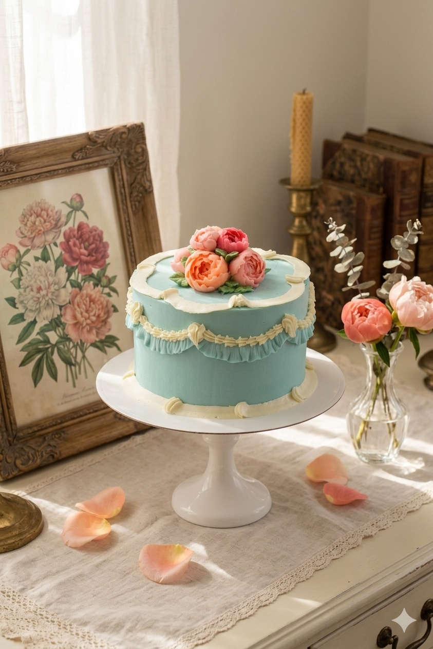 Peony Vintage Cake Workshop