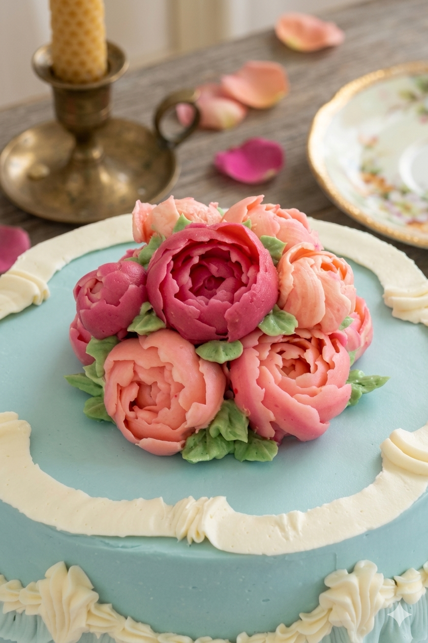 Peony Vintage Cake Workshop