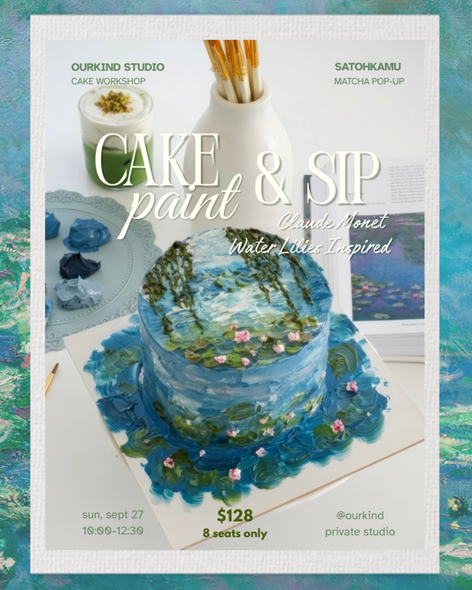 Monet inspired - Cake Paint & Sip (Sep 27)